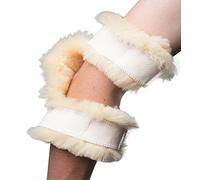 PCP Sheepskin Pressure Relief Sores Elbow Protectors, White