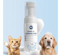 PCPetclear Dog Dry Shampoo, No Rinse Foam for Pet with Removable Brush Head, Relieves Itching Skin and Eliminates Odours, Local Cleaning Dirt from Pet Paws, Coat, Chin, Tail, Elbow and Body (150ml)