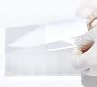 PCR Sealing Film for 96 Well Plates - 100 Self-Adhesive Sheets, Transparent & Opaque Options for Lab-Grade Sealing(Transparent)