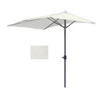 PCS 2.5x1.2M Shade Canopy, 5 Sturdy Ribs, Decorative, Easy to Assemble, for Garden Yard Beach Pool Market Table Parasol, Patio Umbrella