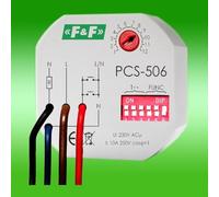 Timing relay 8 function with start 10A PC input PC PC PCS-506