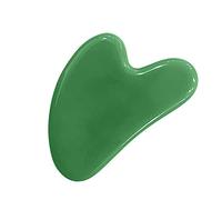 PCS POWEREST® GuaSha | Gua Sha Stone | Original Manual Facial Massage Tool | Green Jade | Scraping | Heart Shape | For Body Skin Facial Beauty | Facial Slimming | Prevent Wrinkles