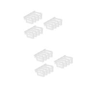 Pcs Refrigerator Divider Clear Shelf Divider Adjustable Fridge Drawer Pantry Grid Separator Closet Adjustable Shelving Fridge Side Door Divider White Plastic Food Kitchen Bottle