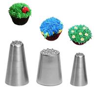 Pcs Straw Decorating Tips, Stainless Steel Icing Piping Nozzles for DIY Cake Decorating