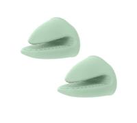 Pcs Thick Silicone Oven Mitts Heat Resistant for Baking, BBQ and Grilling (Green), Fontainebleau