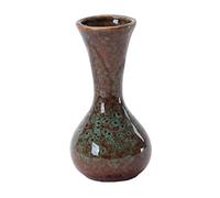 Pcscevcr Small Ceramic Flower Vases, Decorative Bud Vase, Handmades Big Belly Glazes Flower Bottle Vase, for Home Living Room Table Shelf Decor (Green)