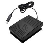 PCsensor USB Foot Switch Keypress Simulator Single Pedal Control Custom Shortcut Combination Key for Page Turner DAW Fortnite League of Legends Transcription (Mechanical Switch)