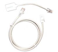 PCSL Brand - BT to RJ45 - BT Telephone Master to RJ45 Structured Cable Set - Cable Length 5m - This allows you patch a BT Master / BT Slave Socket over Structured Cabling. This includes BT Plug to RJ45 Plug Cable from BT Socket to Patch Panel and BT Socket to RJ45 Plug Adaptor for Wall Socket.