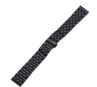 PctkeLsend 16、18、20、22mm Solid Stainless Steel WatchBand，fit for most flat mouth watches，Men And Women Watch Accessories(Black,18mm)