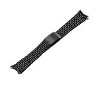 PctkeLsend 18/19/20/21/22mm Stainless Steel Curved End Watchband fit for Rolex DAYTONA/SUBMARINER/Yacht-Master/GMT(Black,18mm)
