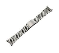 PctkeLsend 18/19/20/21/22mm Stainless Steel Curved End Watchband fit for Rolex DAYTONA/SUBMARINER/Yacht-Master/GMT(Silver,18mm)