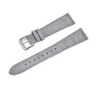PctkeLsend 18/19/20/22mm Men Women Vintage Soft Suede Leather Quick Release Watchband fit for most flat mouth watches(Light Gray,20mm)