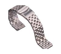 PctkeLsend 18/20/22/24mm Solid Stainless Steel Universal Watch Band fit for most flat mouth watches(22mm)