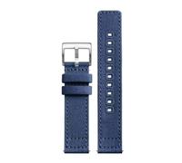PctkeLsend 18、20、22mm Canvas Quick Release Watchband fit for most flat mouth watches(Navy blue 1,18mm)