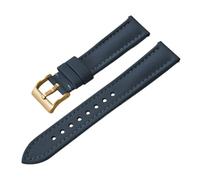 PctkeLsend 18/20/22mm Sport Waterproof PVC Leather Fabric Quick Release Watchband fit for Most diving watches(Blue-Gold Buckle,20mm)