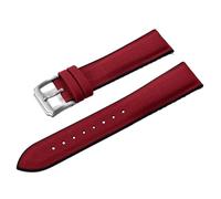 PctkeLsend 18-22mm Sailcloth on the front rubber on the back Qucik Release Fabric Watchband fit for most flat mouth watches(Red,21mm)