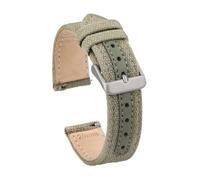 PctkeLsend 20/22MM Canvas Nylon Leather Fast Release Universal Replacement Comfortable Watchband(22mm)