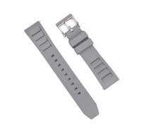 PctkeLsend 20、22mm FKM sports waterproof diving quick release universal wristband fit for most flat mouth watches(Gray 1,22mm)