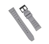PctkeLsend 20、22mm FKM sports waterproof diving quick release universal wristband fit for most flat mouth watches(Gray 2,20mm)