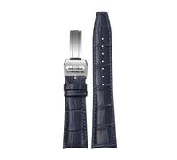 PctkeLsend 20/22mm Genuine Leather Watch Strap Fit for IWC Pilot Portuguese/Portofino(Blue S 1,20mm)