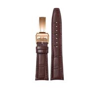 PctkeLsend 20/22mm Genuine Leather Watch Strap Fit for IWC Pilot Portuguese/Portofino(Brown R 1,20mm)