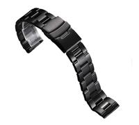 PctkeLsend 20-28mm Men Women Universal Solid Stainless Steel Diving Watch Band fit for Rolex/Seiko(Black,26mm)