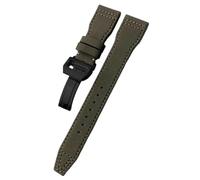 PctkeLsend 21、22mm Woven Nylon Watchband Fit for IWC Pilot IW3777 Series(Brown black,22mm)