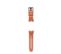 PctkeLsend 22mm silicone/stainless steel strap fit for DM58 T-REX3(Orange silica gel)