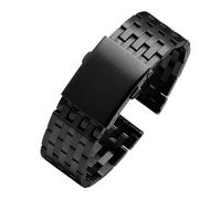 PctkeLsend 24-30mm Large Size Stainless Steel Watchband fit for Die-sel DZ4323 DZ4316 DZ7395 DZ4283 DZ7305 Men(A-BLALCK,26mm)