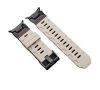 PctkeLsend No Gaps Silicone Rubber Curved End Sport Watch Strap fit for Samsung Galaxy Watch 7 Ultra 47mm(Black starlight)