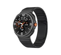 PctkeLsend No Gaps Stianless Steel Watchband fit for Samsung Galaxy Watch8-8classic(Black)