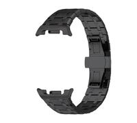 PctkeLsend Solid stainless steel Dedicated interface Watchband Fit for Samsung Galaxy Watch 8 40 44/Classic 46(Black-Black)