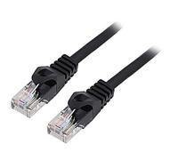 PCU5-20CC-0025-BK Patch cord U/UTP 5e Line CCA PVC Black 025m 26AWG Cores: 8