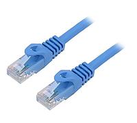 PCU5-20CC-0050-B Patch cord U/UTP 5e Line CCA PVC Blue 05m 26AWG Cores: 8 LANBE