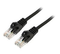 PCU5-20CC-0100-BK Patch cord U/UTP 5e Line CCA PVC Black 1m 26AWG Cores: 8 LAN