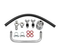 PCV Valve Oil Separator, Crankcase Breather Kit Fit for Harley Big Twin Breakout Softail Street Bob Road King Street Glide Dyna Street Glide(Chrome)