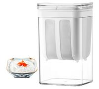 PCXWTLN Yogurt Strainer fine mesh Yogurt Maker Strainer with lid, 1100ML Greek Yogurt Milk Filter Yogurt Whey Makers with Fine Mesh Juice Filter and Lid for Making Thick Greek Yogurt Soybean Milk