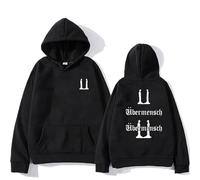 PCYFBEKL G-Dragon’s Übermensch Hoodie New Album Men Women Hoodies Hip Hop Y2k Hooded Pullover Long Sleeves Fleece Loose Sweatshirt