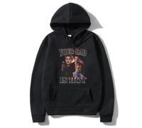 PCYFBEKL Your Dad Is Hot Twilight Charlie and Carlisle Print Hoodie M Long Sleeve Hooded Sweatshirts Unisex Cool Casual Streetwear Y2K-L