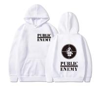 PCYFBEKL Zipper Hoodies men's MUSIC Rap Public Enemy fleece long sleeved rock jacket Printed sportswear skateboard hoodie