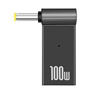 PD 100W Laptop Power Charger Supply Adapter Connector USB Type-C Female to DC Male Jack Plug Converter Replacement for Acer Samsung Lenovo (4.8x1.7mm)