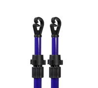 PD - 2.4M Telescopic Clothes Prop - Extendable Metal Prop - Washing Line Laundry Support Pole - G-Shaped Hook With Twist & Lock - Weather Resistant and Adjustable Washing Line Prop (2)
