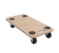 PD - 200KG Dolly Cart Trolley, 360° Board Castor, Moving Transporter for Wearhouse, office, Anti Slip Grip wheels, 4 Castor Wheels Board Perfect For Home, Workplace, 59x29cm