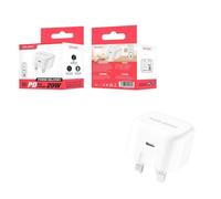 "PD 20W Fast Charger, Wall Plug Power Adapter, Quick Charge Type-C Charging Block for iPhone, iPad, Samsung Galaxy and More - White
