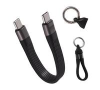 PD 240W Short USB C Cable 40Gbps Data Transfer 8K 60Hz Video Fast Charging Data Cable for Type-C Interface Devices for IPhone16/15 Ma-Book/1Pad Series Samsung Galaxy Android Auto VR Device Type-C