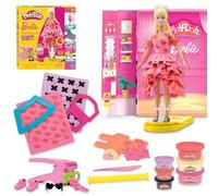 Play-Doh Barbie Designer Fashion Show Set Make Doll Clothes with 21 Fashion Accessories & Modeling Compound Kids Arts & Crafts for Girls & Boys 5+