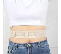 PD Belt for Peritoneal Dialysis Catheter - Stretchy, Breathable Abdominal Holder - Adjustable for Secure Dialysis Line & Peg G Feeding Tube - Peg Tube Supplies (White)