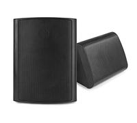 PD BGO50 5.25-Inch Water-Resistant Wall Speakers Pair, Black, IP56 | 2-way passive design, 120W output, aluminium grille, indoor outdoor use