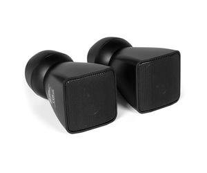 PD BSX30B 2.5" wall mount speaker pair set, black - ultra-compact installed speakers, unobtrusive design, impressive sound, 100v line speakers, passive PA wall speakers, home audio, easy mounting