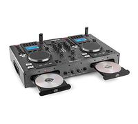 PD CDJ450 Advanced DJ CD Mixer with Dual Players, Bluetooth, USB & SD | Jog wheels, pitch control, XLR outputs, built-in EQ, live events